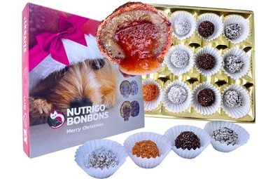 LK Baits Pet Vianočná bonboniéra Nutrigo Bonbons Merry Christmas pre menšie psy