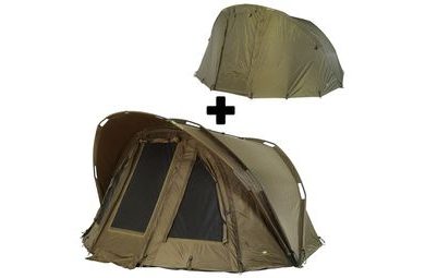 Giants Fishing Bivak Gaube Bivvy 2 Man + Druhý plášť Gaube 2 Man Overwrap