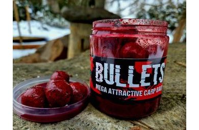 G.B.U. Boilies v dipu Bullets Strawberry Punk 200g