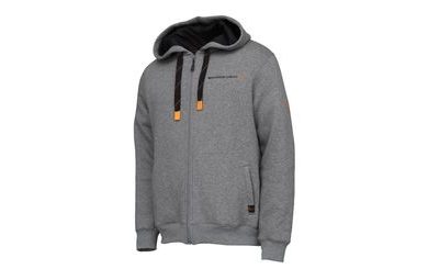 Savage Gear Classic Zip Mikina Sivá Melange