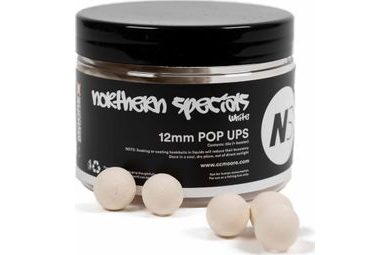 CC Moore Plávajúce boilies NS1 Pop Ups White