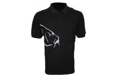 Zfish Tričko Carp Polo T-Shirt Čierne