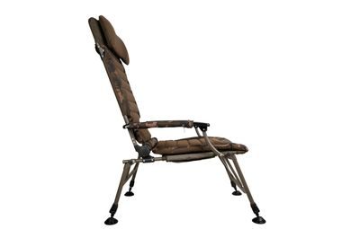 Trakker Křeslo komfortní s područkami Levelite Camo Longback Recliner