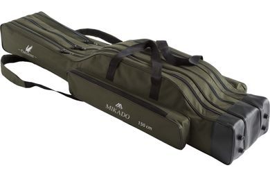 Mikado Obal na pruty tříkomorový zesílený zelený