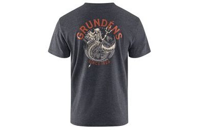 Grundéns Triko Dead Reckoning SS T-Shirt Heather Charcoal