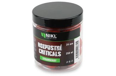 Nikl Rozpustné Criticals boilie Strawberry 250ml
