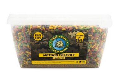 Chyť a pusť Method peletky + booster 2mm 500g