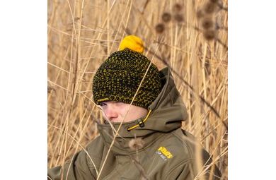 Fox Zimní čepice Collection Bobble Black & Orange