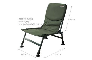 Trakker Křeslo komfortní s područkami Levelite Camo Longback Recliner