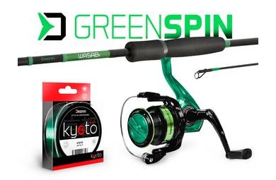 Delphin Přívlačový set GreenSpin 240cm 30g + 3T + 0,234mm