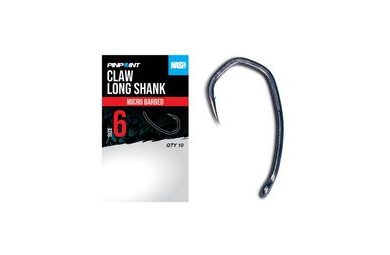 Nash Háčky Claw Long Shank 10ks
