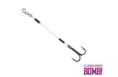 Delphin Přívlačový návazec Bomb! Twisto Rigs Fluorocarbon 3ks