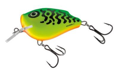 Salmo Wobler SquareBill Floating Green Tiger