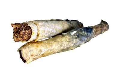 LK Baits Pet Luxusné rybie rolky z kože lososa a kože tresky 2ks