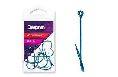 Delphin Háčiky HKD Chinu Ring 10+1ks