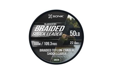 Sonik Šňůrka Braided Shock Leader 50lb 100m