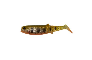 Savage Gear Gumová nástraha Cannibal Paddletail Olive Smolt UV