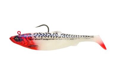 Savage Gear Gumová Nástraha 4D Herring Big Shad Red Head Mackerel