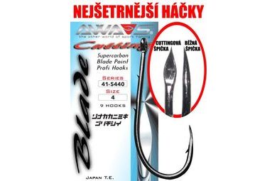 Awa-S Háčiky Cutting Blade 1053 Black Nickel 10ks
