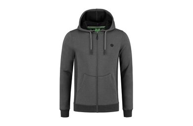 Korda Mikina LE Charcoal Zip Hoodie