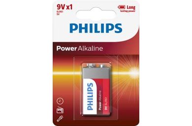 Philips Baterie PowerLife alkalická 9V 1ks