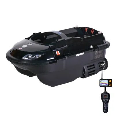 Boatman Zavážecí lodička Vulcan s Echolotem Černá