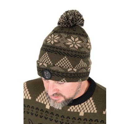 Fox Zimní čepice Collection Bobble Black & Orange