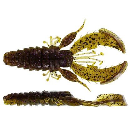 Westin Gumová nástraha CreCraw Creaturebait Green Pumpkin Purple