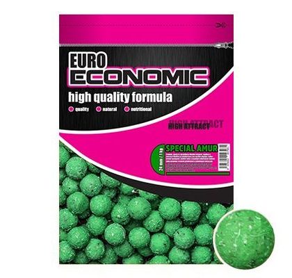 LK Baits Boilie Euro Economic Amur špeciál Spice Shrimp