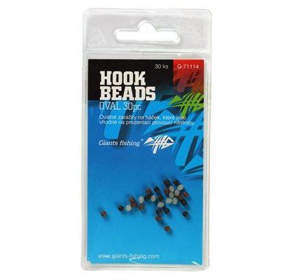 Giants Fishing Zarážka na háčik Hook Beads Oval 30ks