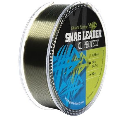 Giants Fishing Šokový vlasec Snag Leader XL - Protect Army Green 80m
