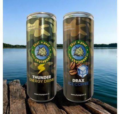 Chyť a pusť Energetický drink Thunder 250ml