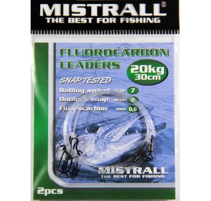 Mistrall Fluorokarbónový nadväzec 2 ks