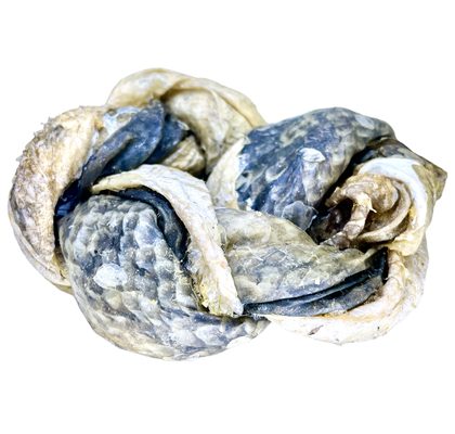 LK Baits Pet Luxusní rybí věneček z kůže Lososa a kůže Tresky 1ks