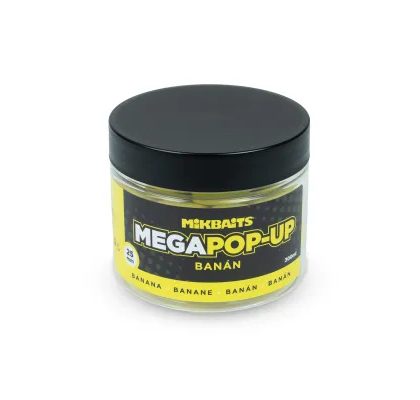 Mikbaits Plávajúce boilies Mega fluo pop-up 300ml