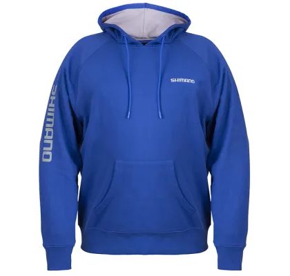 Shimano Mikina Wear Pull Over Hoodie Modrá