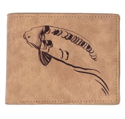 Giants fishing Peněženka plavající kapr Brown Wallet Swimming Carp hnědá