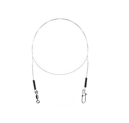 Delphin Fluorokarbónové lanko Bomb! s obratl. a karab. 2ks