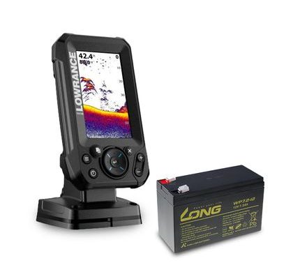 Lowrance Echolot Eagle 4X so sondou Bullet + batéria ZADARMO