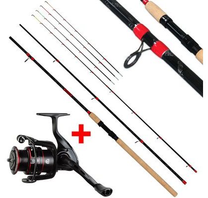 Giants fishing Prút Fluent MK2 Feeder 3m 80g + Naviják Gaube FD 4000