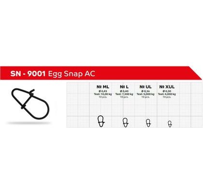 Zfish Obratlík s karabínkou Rolling Swivel & Hooked Snap 10 ks