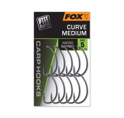 Fox Háčky Carp Hook Curve Medium 10ks