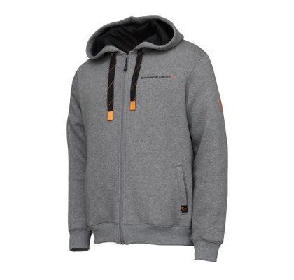 Savage Gear Classic Zip Mikina Sivá Melange