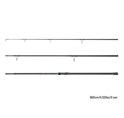 Delphin Prút Opium BlacxCarp 3G TechnoCork 12ft 360cm 3,25lbs 2diel