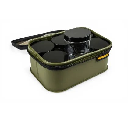 Mikbaits Pouzdro na nástrahy Bait Box + 6 kelímků