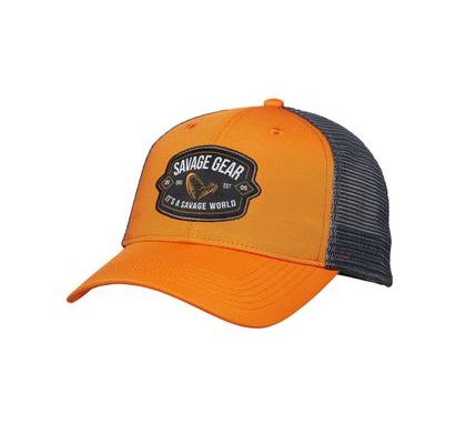 Savage Gear Šiltovka Badge Trucker Cap Oranžová