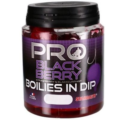 Starbaits Boilies v dipu Pro Black Berry 150g