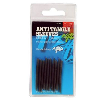 Giants Fishing Prevleky proti zamotaniu Anti-Tangle Sleeves Green L 40mm 10ks