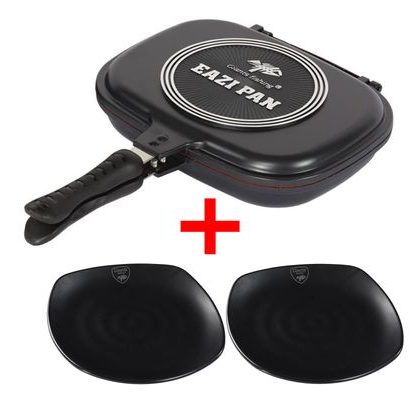Giants Fishing Panvica na varenie Eazi Pan Medium + 2x Tanier Plate Black Large ZADARMO!