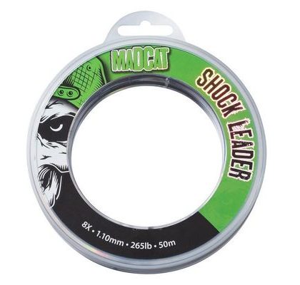 Madcat Šoková šnúra Shock Leader 8X 1,10mm 50m